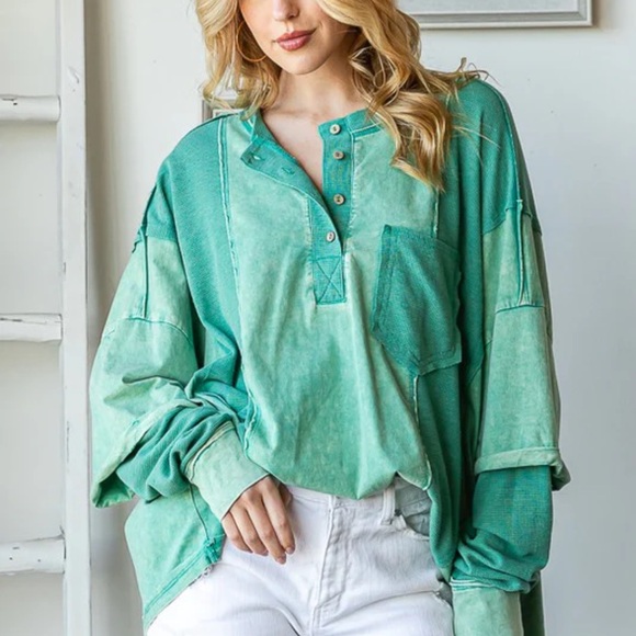 Oli & Hali Tops - 003 💕 Oli & Hali Henley Top